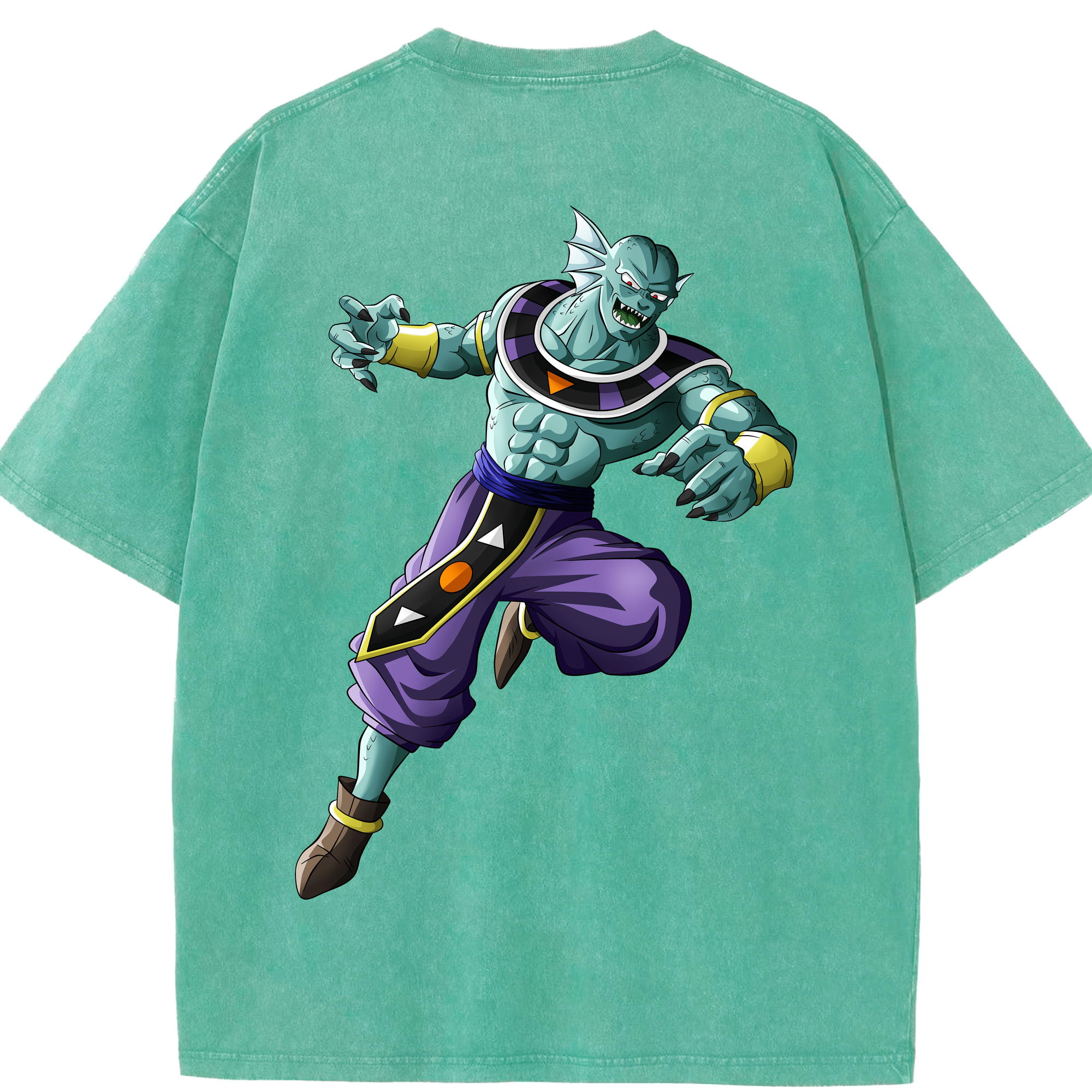 （画像用） ドラゴンボール DRAGON BALL 綿100% ヴィンテージ風 半袖Tシャツ（背面プリント）
